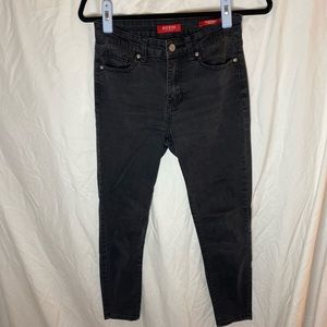 Faded black skinny jeans
